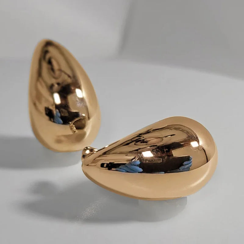 Water Drop 18K Gold Plated Earrings